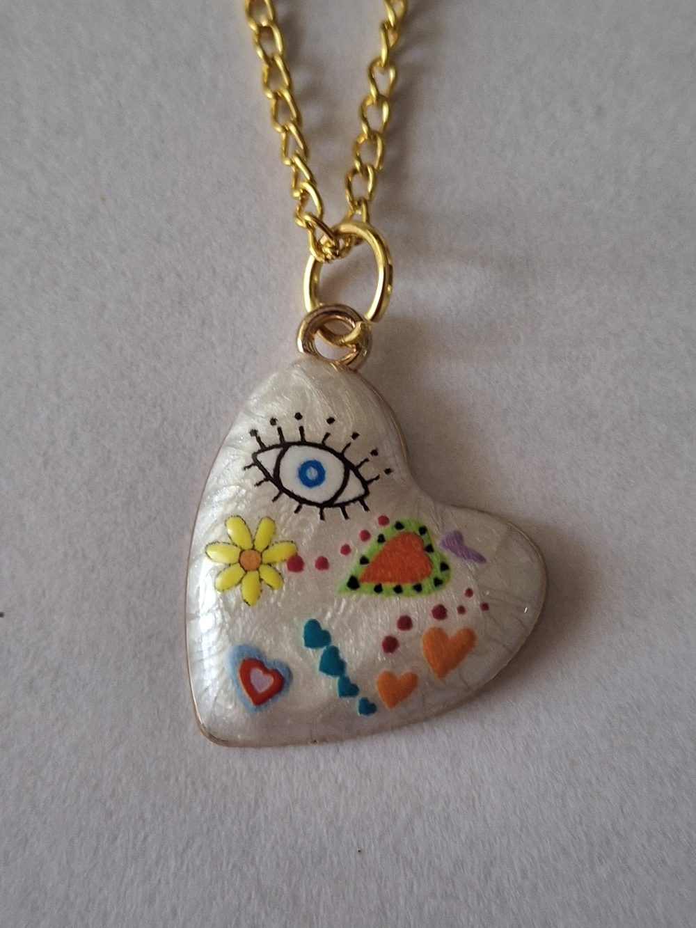 Unique Evil Eye Pendant With Necklace